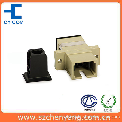 SC/PC-SC/PC Multimode Simplex Fiber Optic Adapter